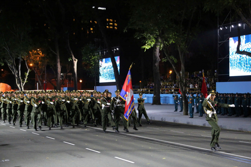 Đặc sắc hợp luyện diễu binh, diễu hành kỷ niệm 50 năm Ngày Giải phóng miền Nam -0