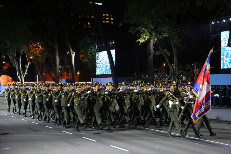 Đặc sắc hợp luyện diễu binh, diễu hành kỷ niệm 50 năm Ngày Giải phóng miền Nam -1