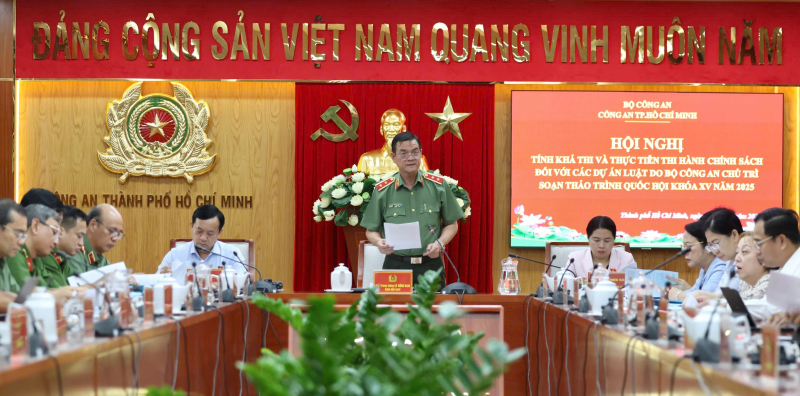 TP Hồ Chí Minh, Cao Bằng, Hưng Yên lấy ý kiến xây dựng các dự án luật do Bộ Công an chủ trì soạn thảo -0