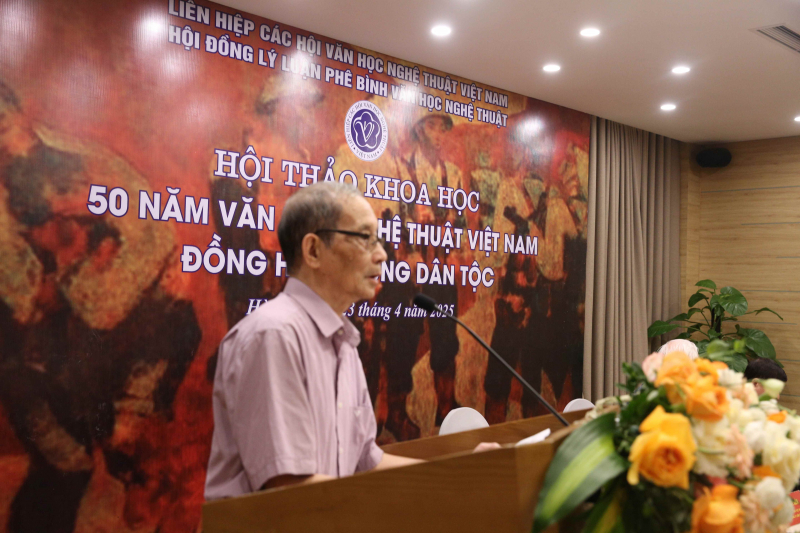 Hội thảo khoa học toàn quốc “50 năm văn học nghệ thuật Việt Nam đồng hành cùng dân tộc” -0