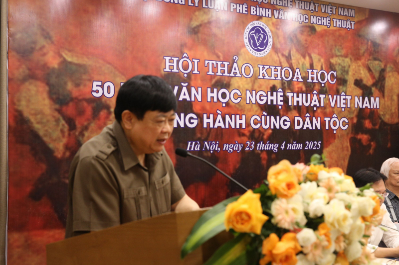 Hội thảo khoa học toàn quốc “50 năm văn học nghệ thuật Việt Nam đồng hành cùng dân tộc” -0