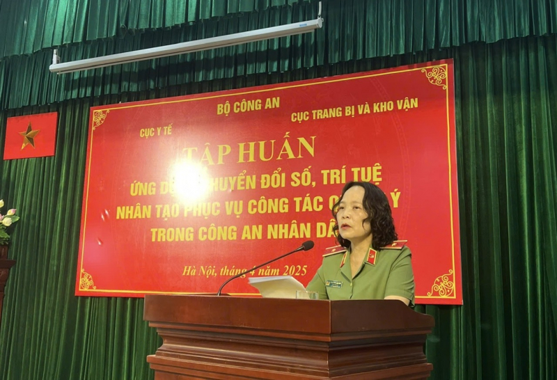 Tập huấn ứng dụng chuyển đổi số, trí tuệ nhân tạo phục vụ công tác quản lý trong CAND -0