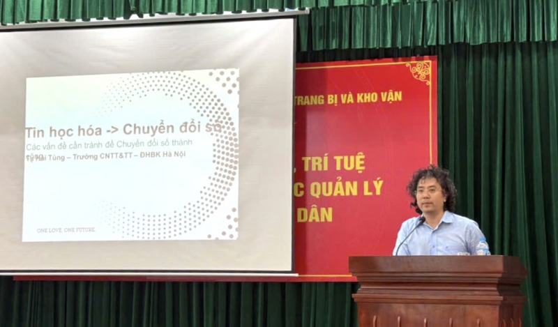 Tập huấn ứng dụng chuyển đổi số, trí tuệ nhân tạo phục vụ công tác quản lý trong CAND -0