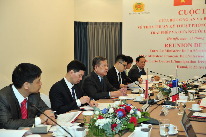 Bộ Công an và Bộ Nội vụ Pháp thoả thuận kỹ thuật phòng, chống xuất nhập cảnh trái phép -0