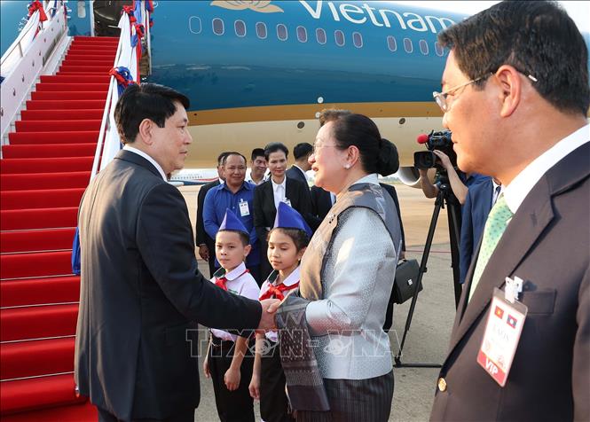 Chủ tịch nước Lương Cường kết thúc tốt đẹp chuyến thăm cấp Nhà nước tới Lào -0
