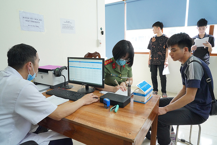 Công an tỉnh Hà Giang tổ chức khám sức khỏe tuyển sinh CAND năm 2025 -0