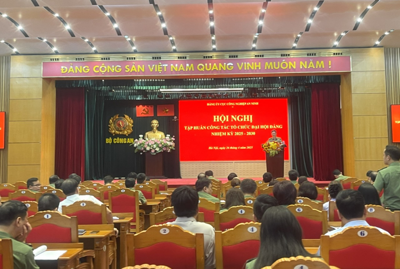 Đảng bộ Cục Công nghiệp an ninh tập huấn công tác tổ chức Đại hội Đảng các cấp nhiệm kỳ 2025 - 2030 -0