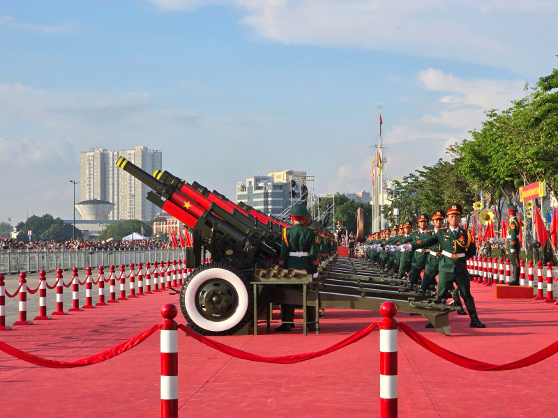 Đặc sắc hình ảnh diễu binh, diễu hành trong buổi tổng duyệt -0