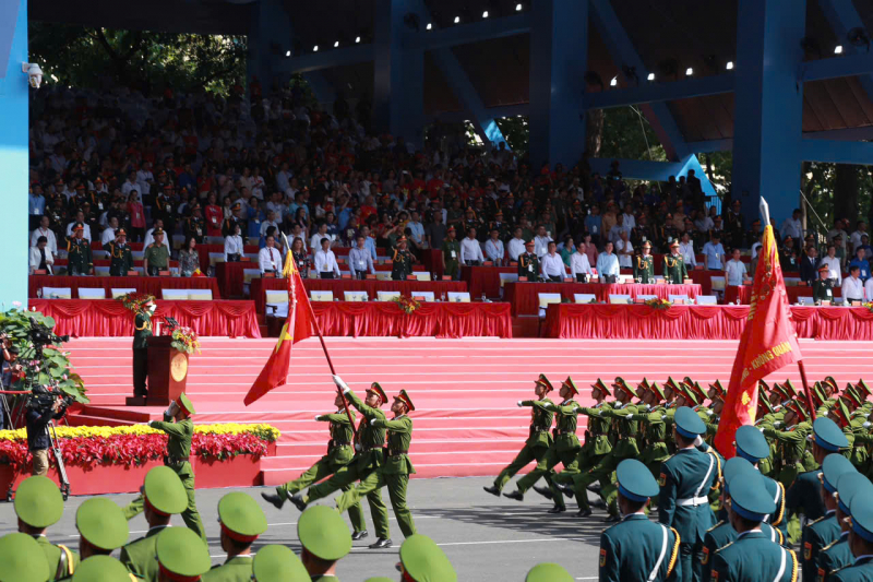 Đặc sắc hình ảnh diễu binh, diễu hành trong buổi tổng duyệt -1