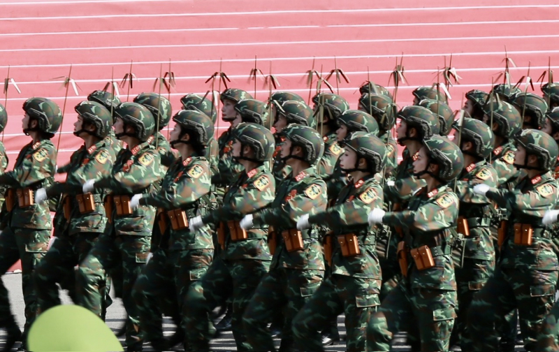 Đặc sắc hình ảnh diễu binh, diễu hành trong buổi tổng duyệt -3