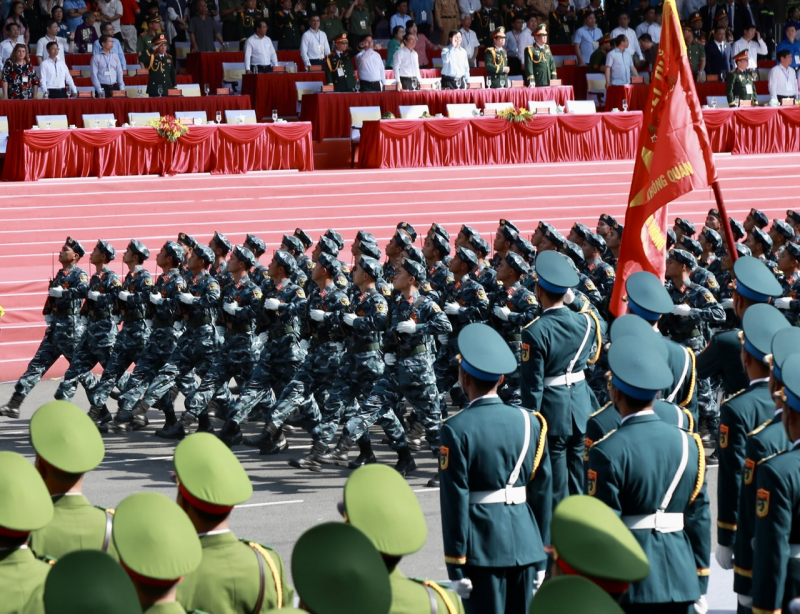 Đặc sắc hình ảnh diễu binh, diễu hành trong buổi tổng duyệt -5