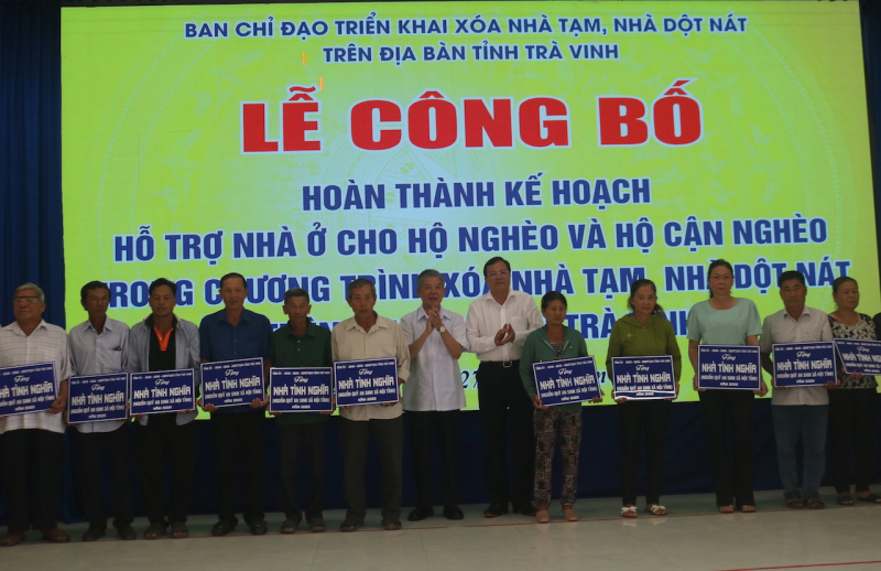 Trà Vinh hoàn thành việc xóa nhà tạm, nhà dột nát trước ngày 30/4 -0