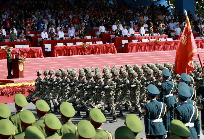 Đặc sắc hình ảnh diễu binh, diễu hành trong buổi tổng duyệt -3