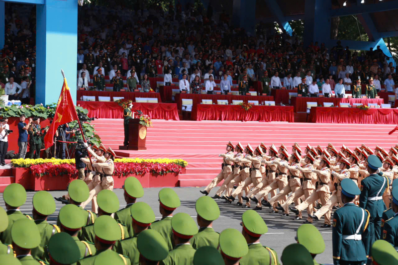 Đặc sắc hình ảnh diễu binh, diễu hành trong buổi tổng duyệt -4