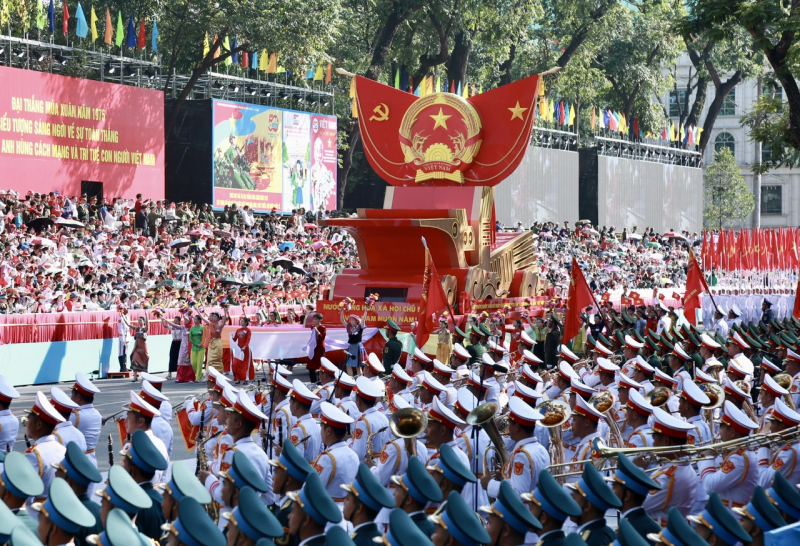 Đặc sắc hình ảnh diễu binh, diễu hành trong buổi tổng duyệt -0