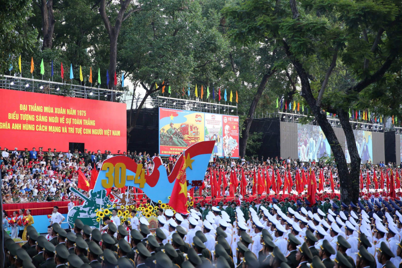 Đặc sắc hình ảnh diễu binh, diễu hành trong buổi tổng duyệt -1