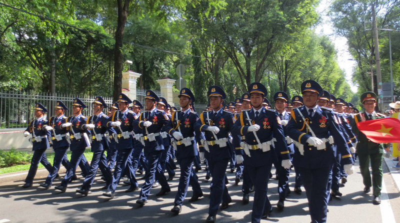 Đặc sắc hình ảnh diễu binh, diễu hành trong buổi tổng duyệt -4