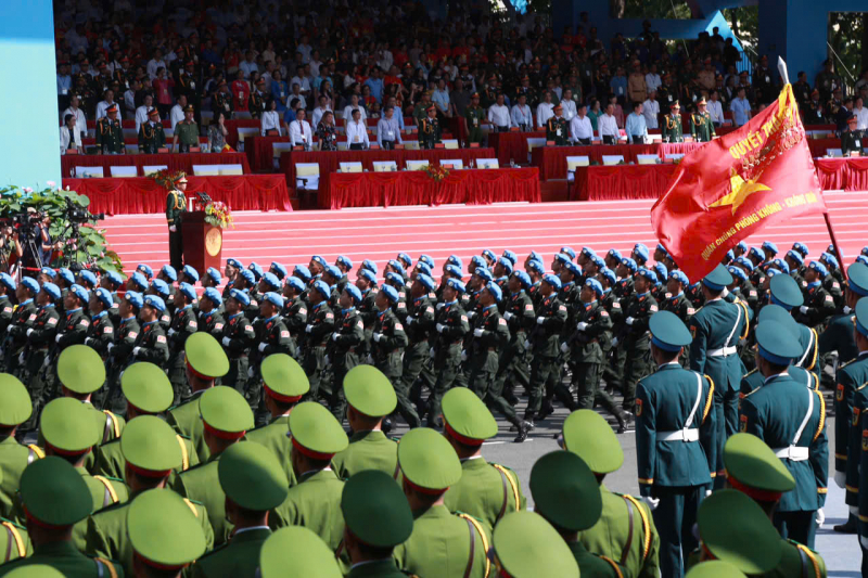 Đặc sắc hình ảnh diễu binh, diễu hành trong buổi tổng duyệt -6