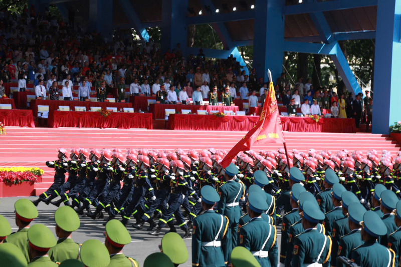 Đặc sắc hình ảnh diễu binh, diễu hành trong buổi tổng duyệt -7