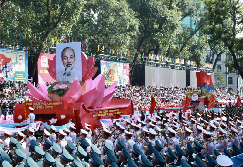 Đặc sắc hình ảnh diễu binh, diễu hành trong buổi tổng duyệt -0