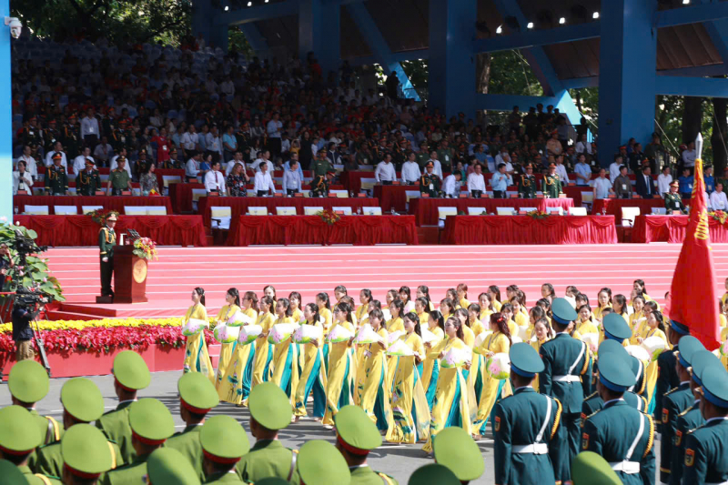 Đặc sắc hình ảnh diễu binh, diễu hành trong buổi tổng duyệt -10