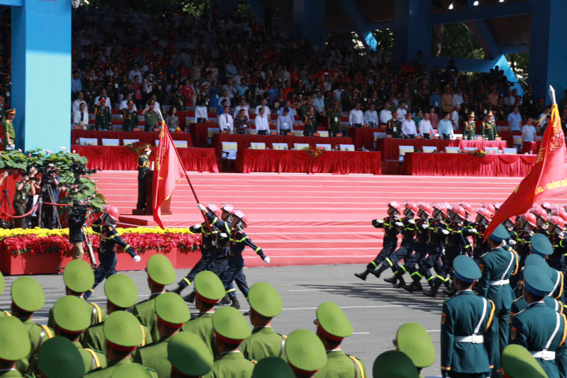 Đặc sắc hình ảnh diễu binh, diễu hành trong buổi tổng duyệt -9