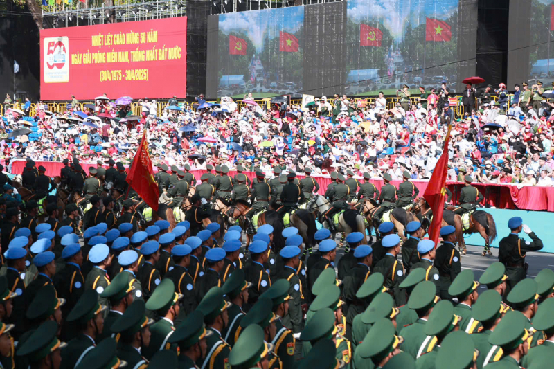 Đặc sắc hình ảnh diễu binh, diễu hành trong buổi tổng duyệt -5