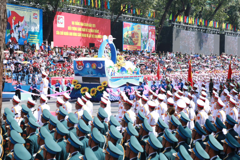 Đặc sắc hình ảnh diễu binh, diễu hành trong buổi tổng duyệt -0