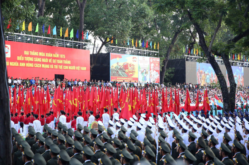 Đặc sắc hình ảnh diễu binh, diễu hành trong buổi tổng duyệt -5