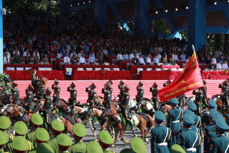 Đặc sắc hình ảnh diễu binh, diễu hành trong buổi tổng duyệt -6