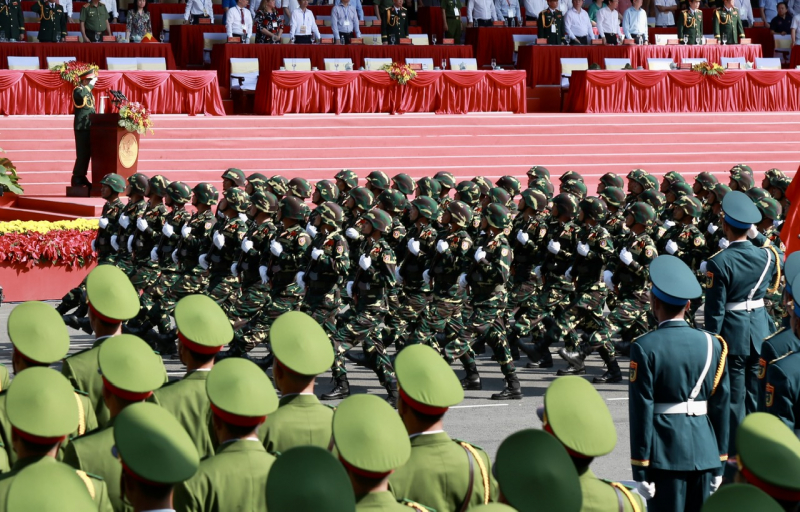 Đặc sắc hình ảnh diễu binh, diễu hành trong buổi tổng duyệt -6