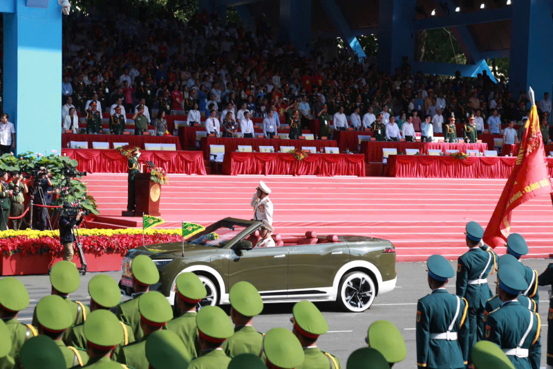 Đặc sắc hình ảnh diễu binh, diễu hành trong buổi tổng duyệt -7