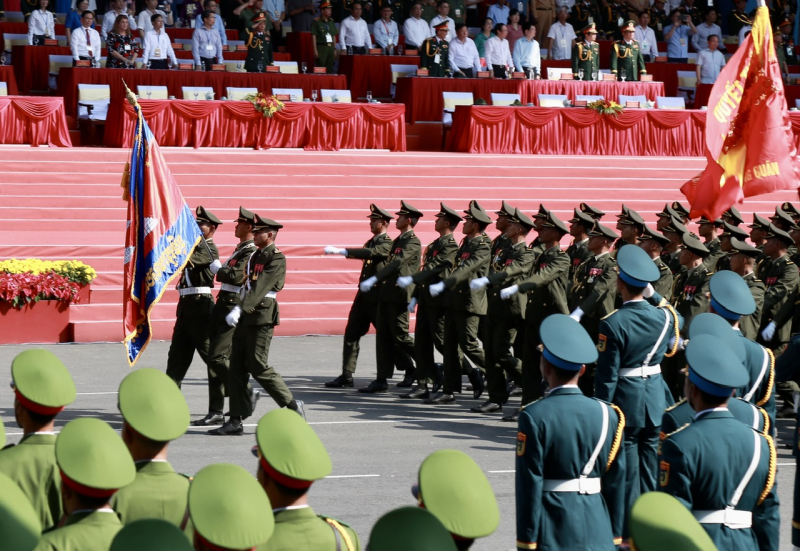 Đặc sắc hình ảnh diễu binh, diễu hành trong buổi tổng duyệt -7