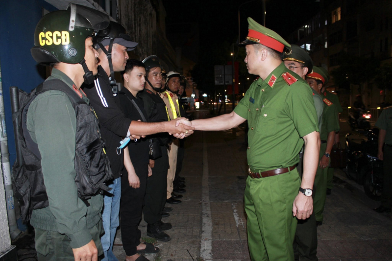 Công an TP Hồ Chí Minh thực hiện nghiêm công tác thường trực sẵn sàng chiến đấu -1