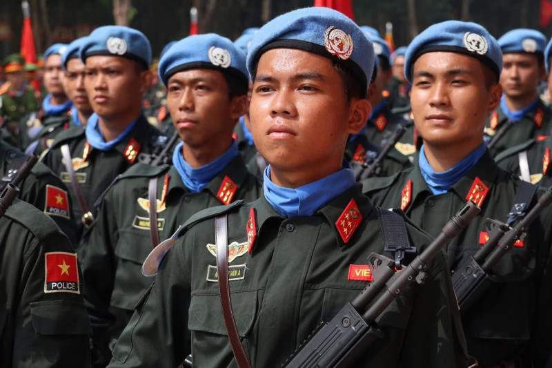 Chuyện của chiến sĩ tham gia khối diễu binh cảnh sát gìn giữ hoà bình  Liên hợp quốc -0