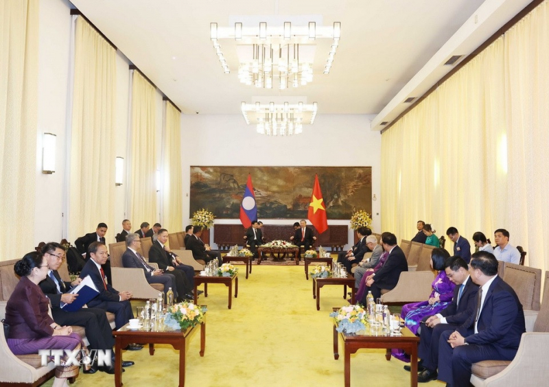 Tổng Bí thư Tô Lâm: Tiếp tục vun đắp, bảo vệ, gìn giữ quan hệ Việt Nam-Lào phát triển bền chặt -0