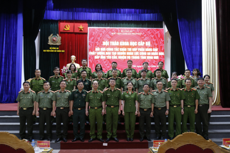 Đổi mới công tác khảo thí góp phần nâng cao chất lượng đào tạo nguồn nhân lực trong CAND -0