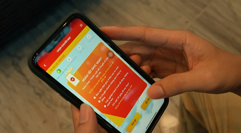 Từ 30/4: Đặt vé bay Vietjet và làm thủ tục dễ dàng bằng sinh trắc học trên ứng dụng VNeID -0