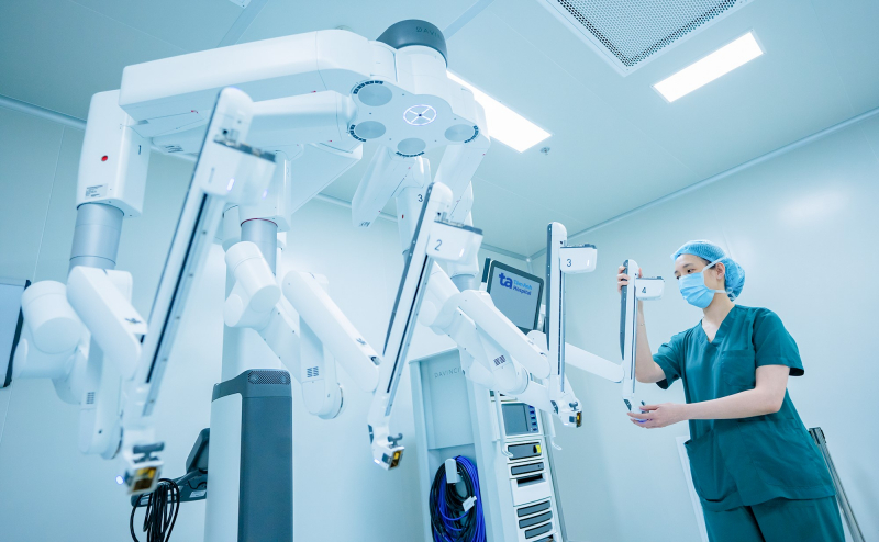 BVĐK Tâm Anh đưa vào hoạt động “Siêu Robot” phẫu thuật hiện đại nhất Đông Nam Á -0