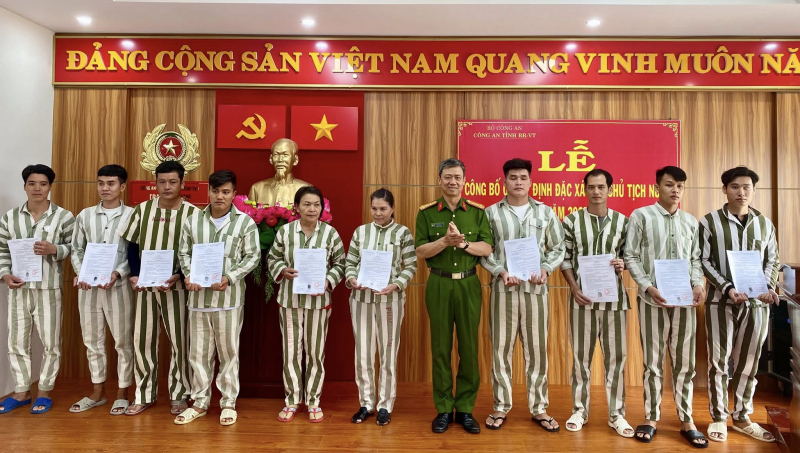 Hàng trăm phạm nhân tại Bà Rịa-Vũng Tàu được đặc xá -0
