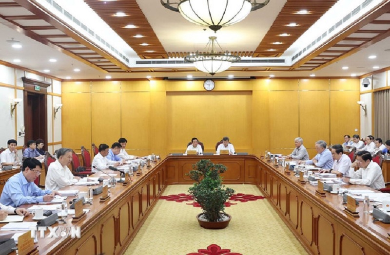 Tổng Bí thư Tô Lâm chủ trì họp cho ý kiến về tiến độ sắp xếp tổ chức bộ máy -0