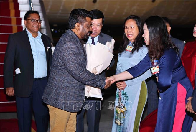 Tổng thống Sri Lanka Anura Kumara Dissanayaka bắt đầu thăm cấp Nhà nước đến Việt Nam -1