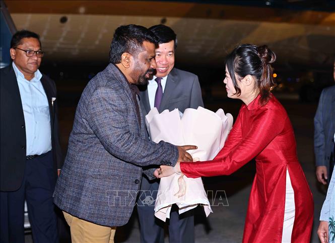 Tổng thống Sri Lanka Anura Kumara Dissanayaka bắt đầu thăm cấp Nhà nước đến Việt Nam -2