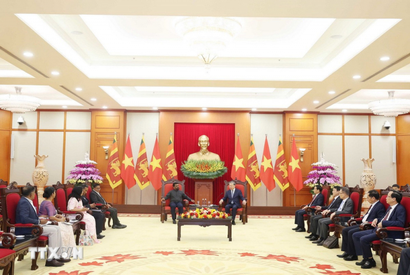 Tổng Bí thư: Việt Nam mong muốn đồng hành và hợp tác với Sri Lanka -0