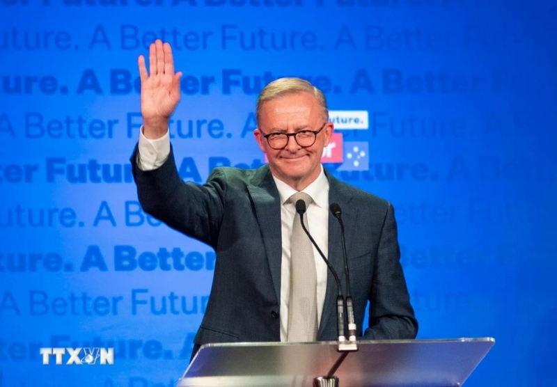 Điện mừng Thủ tướng Australia tái đắc cử -0