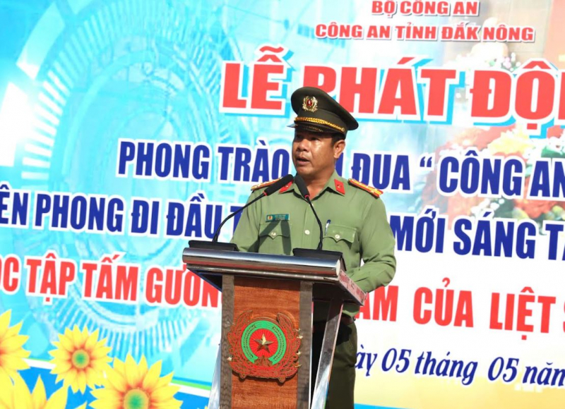 Phát động phong trào thi đua học tập gương hy sinh của Thiếu tá Nguyễn Đăng Khải -0