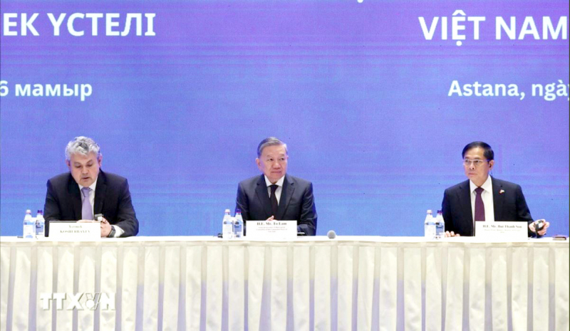 Tổng Bí thư Tô Lâm dự Tọa đàm bàn tròn doanh nghiệp Việt Nam - Kazakhstan -0