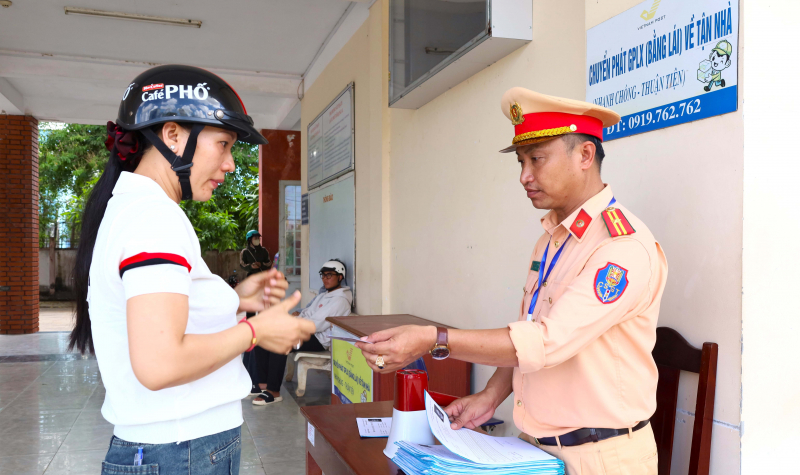 Công an Bạc Liêu tổ chức sát hạch, cấp giấy phép lái xe -0