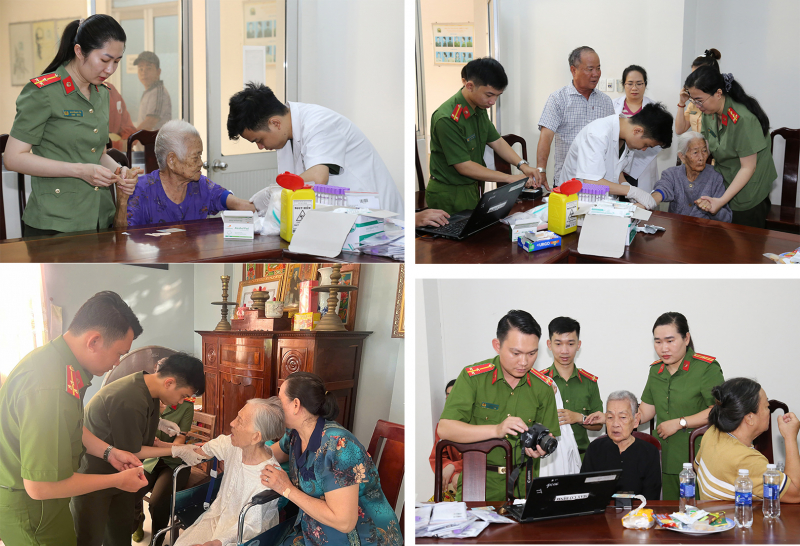 Công an Sóc Trăng thu nhận mẫu ADN thân nhân liệt sĩ chưa xác định danh tính -1