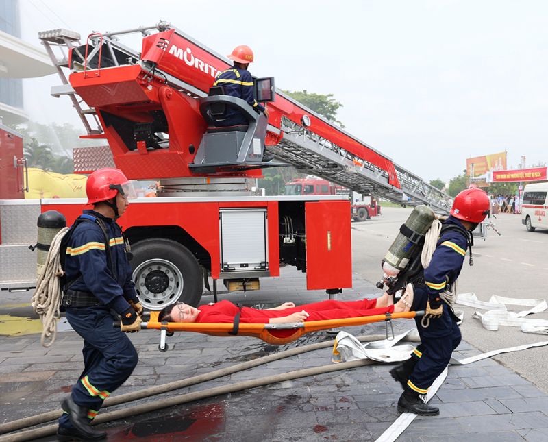 Ninh Bình: Diễn tập phương án chữa cháy và cứu nạn, cứu hộ quy mô cấp tỉnh năm 2025 -0
